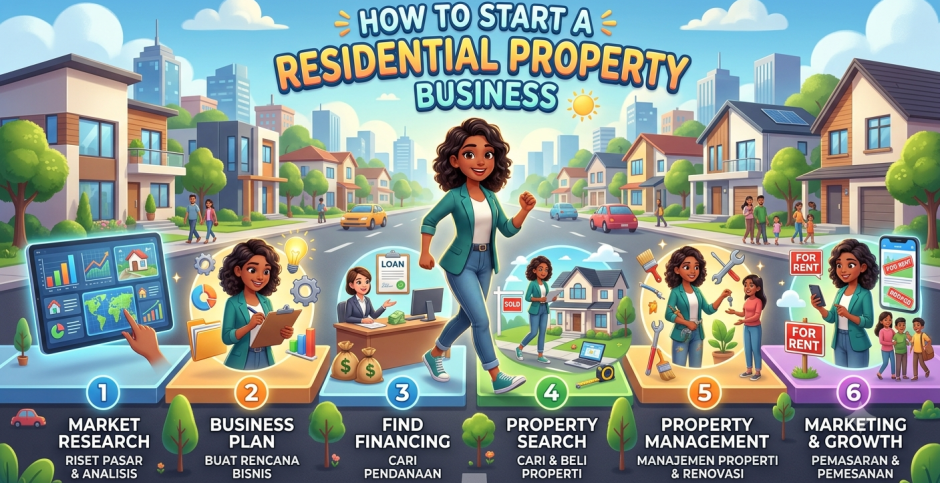 How to start a residential property business